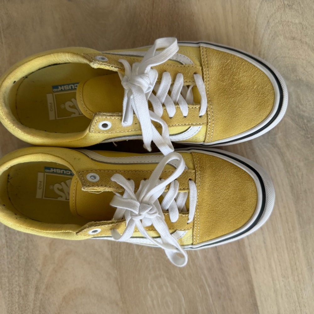 Vans Old Skool Pro UltraCush Yellow men’s 6 women’s 7.5 - Picture 2 of 6
